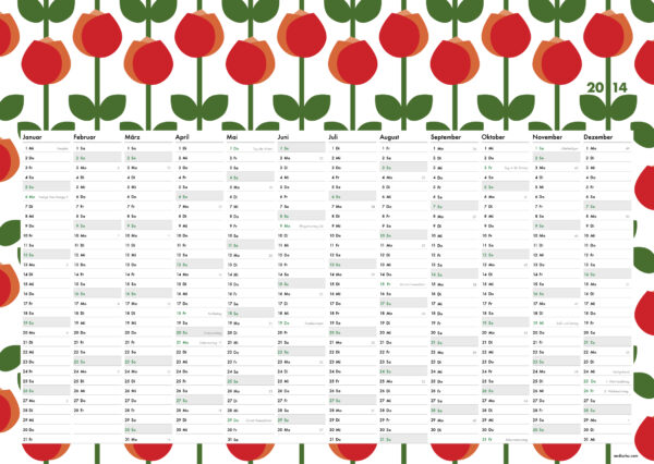 Wandkalender 2014