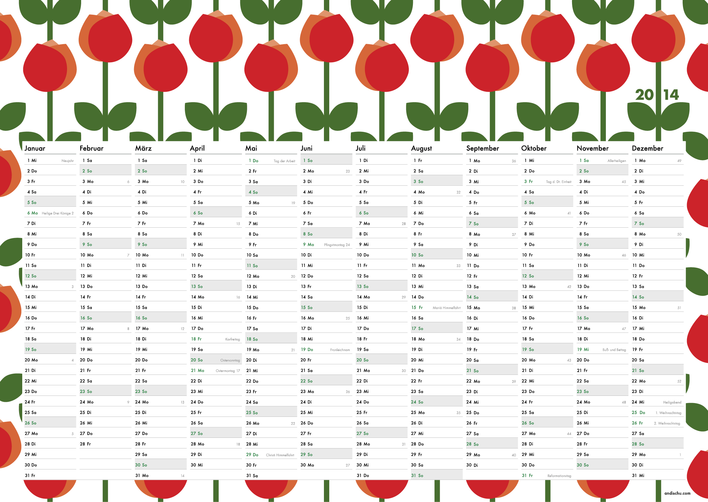 You are currently viewing Wandkalender 2014