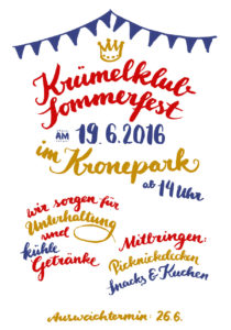 Read more about the article Sommerfest Plakat