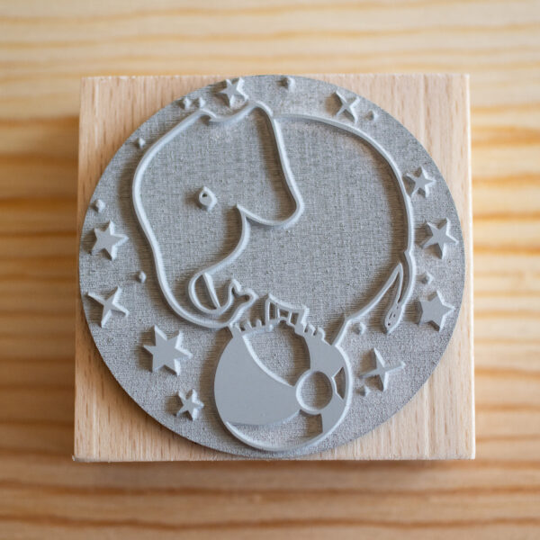 Großer Stempel Zirkus Elefant