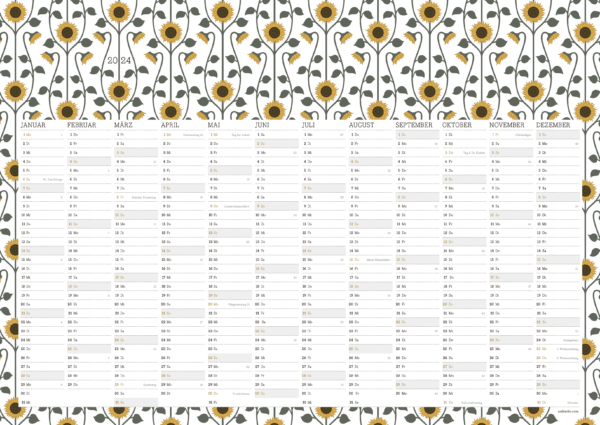 Wandkalender 2024