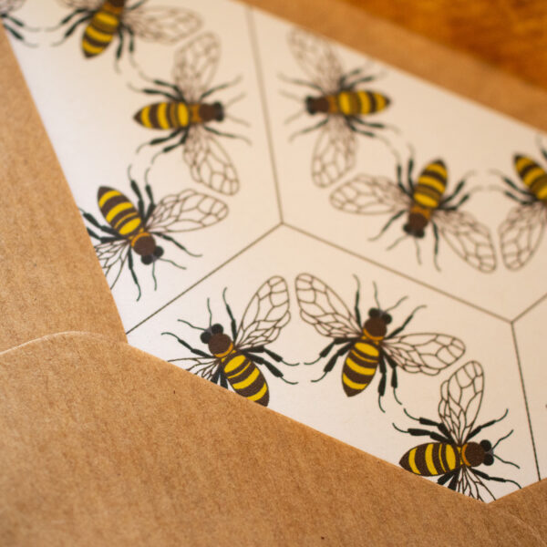 Bienen Grußkarte mit Briefumschlag Kuvert