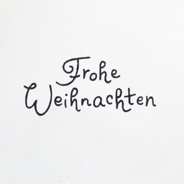 Frohe Weihnachten Stempel