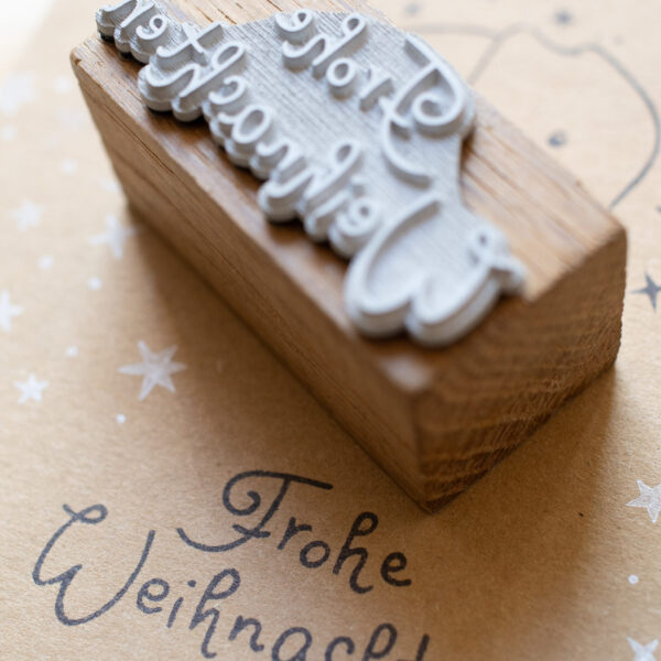 Frohe Weihnachten Stempel
