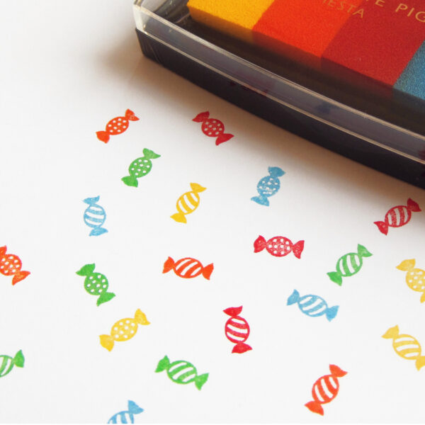 Mini Stempel Set: Bonbons Kamellen Süßis