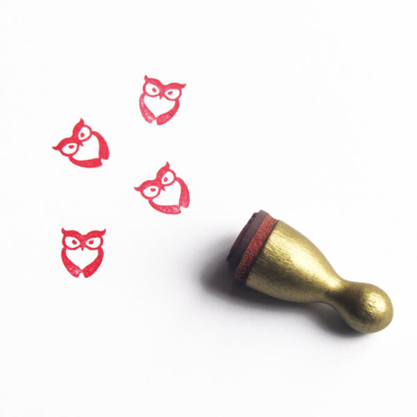 Mini Stempel: Eule