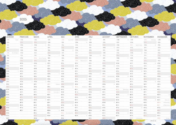 Wandkalender 2025